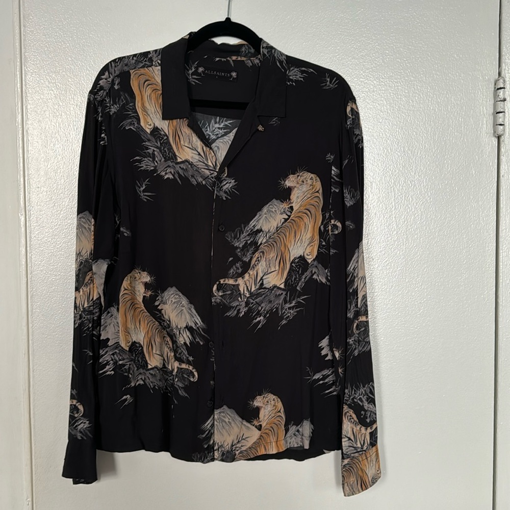 All saints print shirt